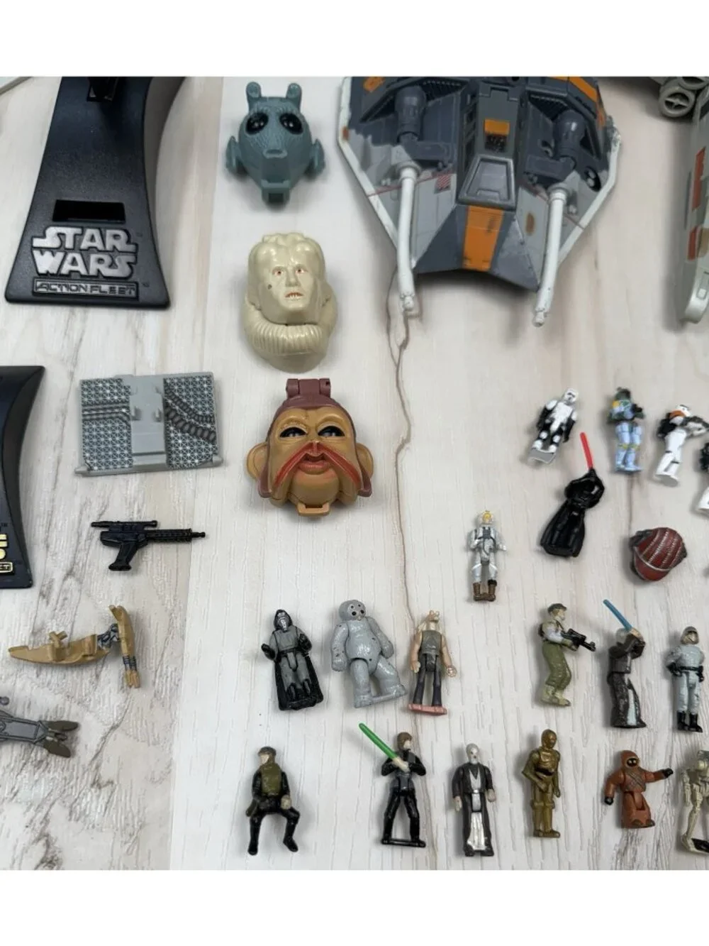 VTG 1995 Lot 48 Galoob STAR WARS Micro Machines ACTION FLEET Figures & Vehicles